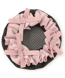 petit main 【バレエ】プチリボンシニヨンネット ナルミヤオンライン ヘアアクセサリー その他のヘアアクセサリー ピンク ブルー