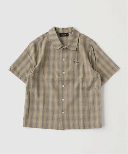 JOURNAL STANDARD DIME / �_�C�� PLAID BUTTON-UP SHIRT �W���[�i�� �X�^���_�[�h �g�b�v�X �V���c�E�u���E�X �u���E�� �O���[�y���������z