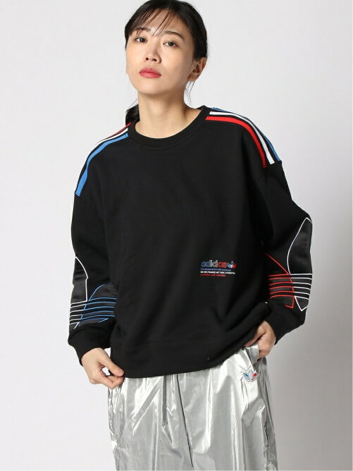 Adidas アディカラー トリコロール トレフォイル ベルベット スウェット Sweatshirt アディダスオリジナルス Rakuten Fashion 楽天ファッション 旧楽天ブランドアベニュー Cc1108