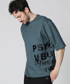 Psycho Bunny [EC限定]サイドロゴ ビッグシルエットTシャツ サイコバニー トップス カットソー・Tシャツ グレー ホワイト ブラック【送料無料】