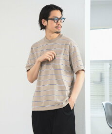 B:MING by BEAMS DANTON / SHORT SLEEVE POCKET T-SHIRT STRIPE ビーミング ライフストア バイ ビームス トップス カットソー・Tシャツ ブルー【送料無料】