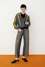 HeRIN.CYE Sheer stripe knit pants ヘリンドットサイ パンツ その他のパンツ ブラック ホワイト ネイビー【送料無料】