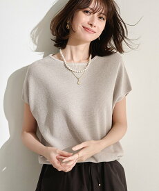 23区 【洗える】コットンアセテート オーバーサイズ ニット ニジュウサンク トップス ニット パープル【送料無料】