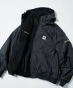 Columbia Columbia×FREAK'S STORE 別注 インペリアルパーク ナイロン フリース リバーシブル フーディ- ブルゾン 【限定展開】 25AW フリークスストア ジャケット・アウター ブルゾン・ジャンパー ブラック【送料無料】