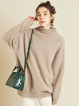 BY∴ヘアリーボトルネックニットプルオーバー