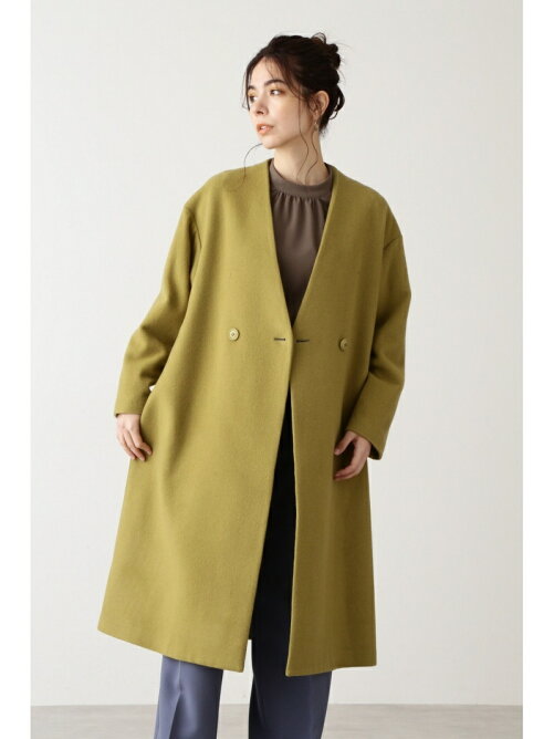 N Natural Beauty Basic ビーバーメルトンノーカラーコート Rakuten Fashion 楽天ファッション 旧楽天ブランドアベニュー Bf3109