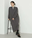 ハイカウントツイルバンドカラースキッパーワンピース