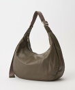 《本革/490g》ソフトレザーラウンドビッグショルダーバッグ