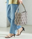 【SALE／40%OFF】SHIPS WOMEN 【SHIPS別注】UHURU:ロゴ ハンドル ジャカード トート シップス バッグ トートバッグ ベ…