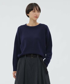 【SALE／40%OFF】MHL. WASHABLE PLAIN WOOL KNITWEAR マーガレット・ハウエル トップス ニット ネイビー【送料無料】