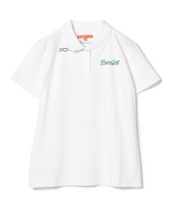 BEAMS GOLF ORANGE LABEL ORANGE LABEL / US�V���[�Y SQR �X�g���b�`���̎q �|���V���c(�z�������EUV�J�b�g) 26SS �r�[���X �S���t �g�b�v�X �|���V���c �z���C�g �u���b�N �l�C�r�[�y���������z