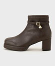 ビジュー付き2WAYベルトショートブーツ