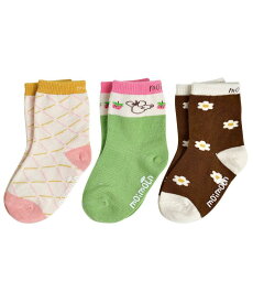 【SALE／50%OFF】moimoln 【3点セット】マルチデザインソックス モイモルン 靴下・レッグウェア 靴下 グリーン