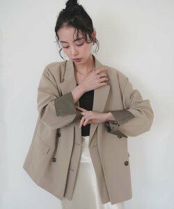 LIAN ���C���[�h�f�U�C���e�[���[�h�W���P�b�g ���A�� �W���P�b�g�E�A�E�^�[ �e�[���[�h�W���P�b�g�E�u���U�[ �x�[�W�� �O���[ �u���b�N �u���E���y���������z