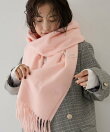 なめらかタッチ刺繍ロゴストール