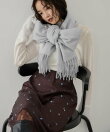 なめらかタッチ刺繍ロゴストール