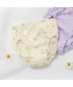 apres les cours GIRLSユニコーン総柄ショーツ エフオーオンラインストア インナー・ルームウェア ショーツ パープル ホワイト