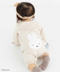 【SALE／33%OFF】miffy ＜ミッフィー＞裏毛カバーオール チルツー マタニティウェア・ベビー用品 ロンパース・カバーオール グレー ネイビー ホワイト ピンク