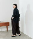 【上品な透け感】メッシュドルマンシャツ