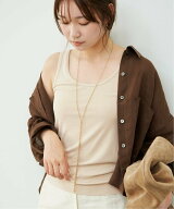 plage 《追加》sandwash loose タンク 3 プラージュ トップス ノースリーブ・タンクトップ ベージュ【送…