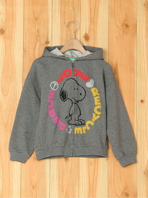 Benetton United Colors Of Benetton K スヌーピーコラボ Kidsジップアップパーカー Rakuten Fashion 楽天ファッション 旧楽天ブランドアベニュー Aj8112
