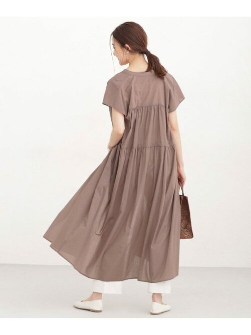 Nano Universe レオファイン ウエストドロストワンピース 半袖 Rakuten Fashion 楽天ファッション 旧楽天ブランドアベニュー Cq4112