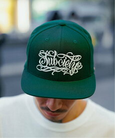 【SALE／20%OFF】Subciety Subciety/(U)SNAP BACK CAP -EMOTION- サブサエティ 帽子 キャップ ブラック グリーン【送料無料】