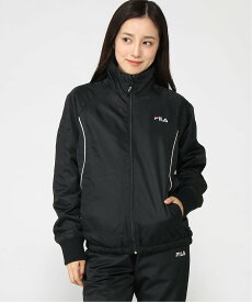 【SALE／30%OFF】FILA フィラ/(W)ライトリップ×裏地フリースJK ニッキー ジャケット・アウター ブルゾン・ジャンパー ブラック ブルー グレー ベージュ ネイビー