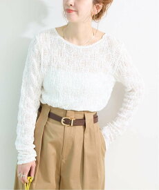 B.C STOCK 《追加》手洗い可 / ストレッチフラワーレースプルオーバー ベーセーストック トップス カットソー・Tシャツ ホワイト ブラウン ブラック【送料無料】