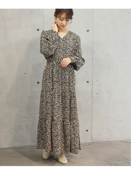 Tiptop Pocket Tiptop パイピングティアードロングワンピース Rakuten Fashion 楽天ファッション 旧楽天ブランドアベニュー Cm1113