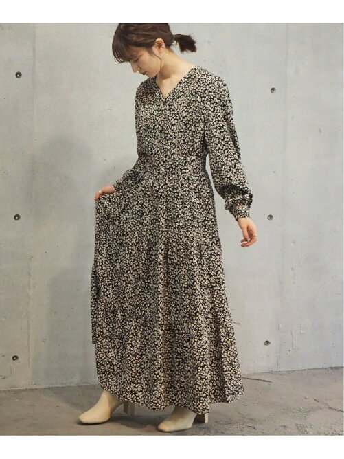 Tiptop Pocket Tiptop パイピングティアードロングワンピース Rakuten Fashion 楽天ファッション 旧楽天ブランドアベニュー Cm1113