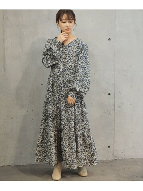 Tiptop Pocket Tiptop パイピングティアードロングワンピース Rakuten Fashion 楽天ファッション 旧楽天ブランドアベニュー Cm1113