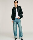 フェイクレザーペプラムシャツ / Faux Leather Peplum Shirt