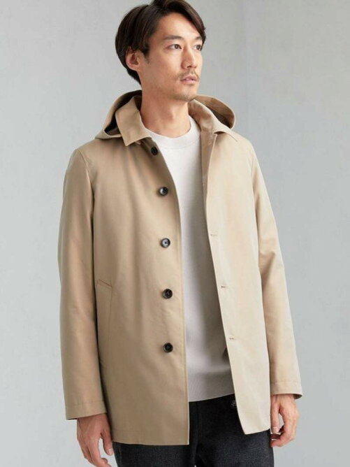 United Arrows Ltd Outlet Cmシンダウン ベントーネフード ステンカラーコート 機能性生地 撥水 Rakuten Fashion 楽天ファッション 旧楽天ブランドアベニュー By8114
