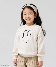 【SALE／10%OFF】miffy ＜ミッフィー＞裏毛トレーナー チルツー トップス スウェット・トレーナー ネイビー ホワイト ブラック ピンク グレー