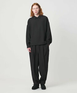 UNITED ARROWS & SONS ��D.O UNITED ARROWS BY DAISUKE OBANA��I CR 2P WD/TPD PANTS BLACK 26SS/���C�h�p���c ���i�C�e�b�h�A���[�Y �p���c ���̑��̃p���c �u���b�N�y���������z