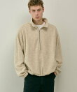 ORCIVAL | ブラッシュドフリース スタンドカラージッププルオーバー MEN