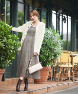 PROPORTION BODY DRESSING ＜加藤栞さん着用＞モチーフ刺繍キャミワンピース プロポーションボディドレッ…