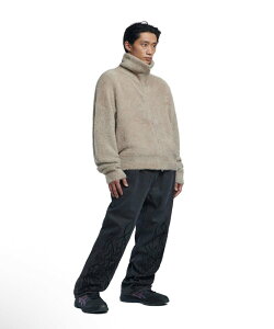 ySALE^20%OFFzNOMANUAL yNOMANUALzHIGH NECK HAIRY KNIT ZIP-UP jbg AE^[ nClbN _uWbv lo[}ChUGbNX[^`JVcvX gbvX jbg O[ zCg ubN