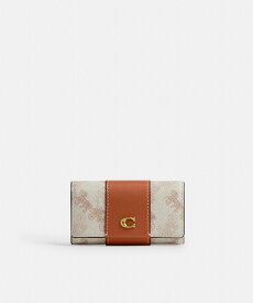 COACH 【公式】エッセンシャル 6 リング キー ケース・ホース アンド キャリッジ プリント コーチ 財布・ポーチ・ケース その他の財布・ポーチ・ケース ホワイト【送料無料】