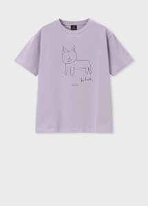 PS Paul Smith �E�B�����Y Drawn by Paul Cat T�V���c �|�[���E�X�~�X �g�b�v�X �J�b�g�\�[�ET�V���c �z���C�g�y���������z