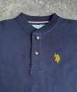 【KIDS】【U.S. POLO ASSN.】鹿の子ヘンリーT