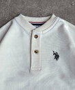 【KIDS】【U.S. POLO ASSN.】鹿の子ヘンリーT
