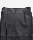 シープスキンレザースリットスカート / Sheepskin Leather Slit Skirt