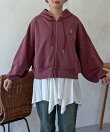 ピグメントダンボールジップパーカー