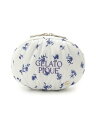 【SALE／30%OFF】gelato pique サテンロゴポーチ ジェラートピケ 財布・ポーチ・ケース ポーチ ホワイト イエロー ネイビー