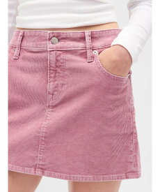 【SALE／62%OFF】GAP (W)コーデュロイ ミニスカート ギャップ スカート ミニスカート ピンク