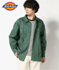 Dickies DICKIES/(U)574 LONG SLEEVE WORK SHIRT �n���h�T�C�� �g�b�v�X �V���c�E�u���E�X �O���[ �x�[�W�� �u���b�N �O���[�� �I�����W �l�C�r�[�y���������z