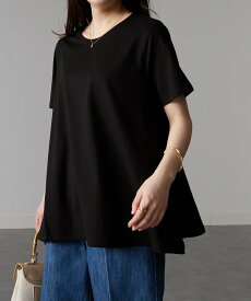 【SALE／54%OFF】Ranan ＜B.C＞フレアーシルエットプルオーバー ラナン トップス カットソー・Tシャツ ブラック ベージュ ネイビー レッド ホワイト ブルー イエロー