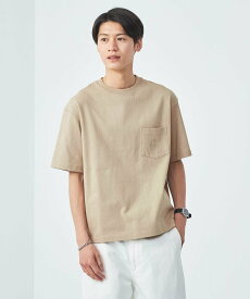 UNITED ARROWS green label relaxing 【別注】＜CHUMS＞GLR HWYC ポケット 半袖 Tシャツ ユナイテッドアローズ グリーンレーベルリラクシング トップス カットソー・Tシャツ ベージュ ホワイト ブラック【送料無料】